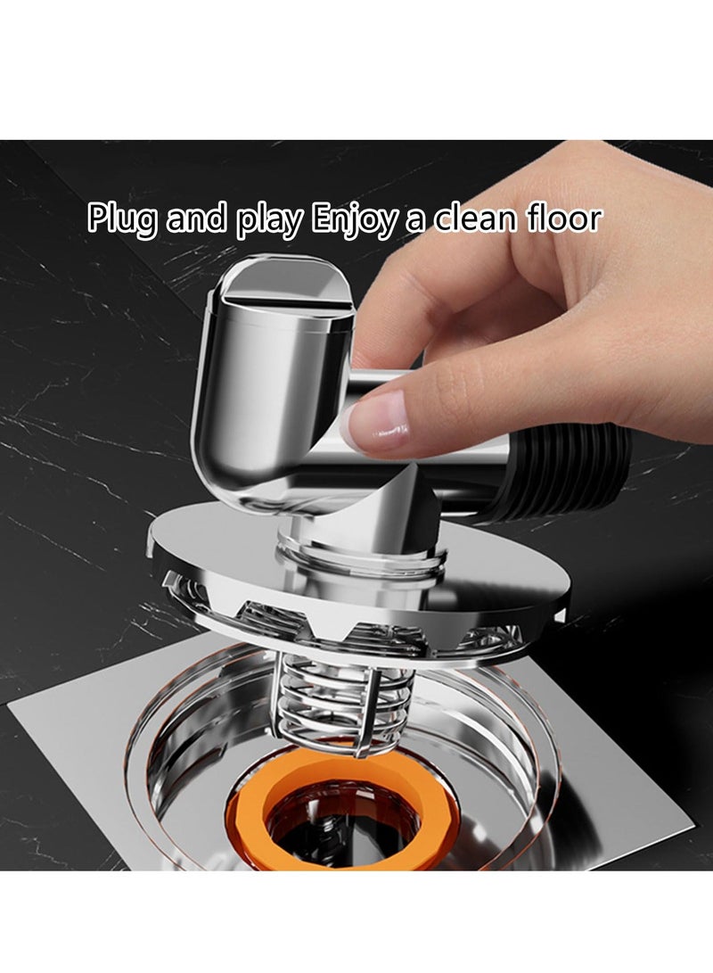 Washing Machine Floor Drain Connector, Floor Drain Adapter, Washing Machine Drain-Pipe Sewer Pipe Special Floor Drain, Replacement Upgrades Solution for Laundry Three Way Joint Drain Catcher Connector - Image 2