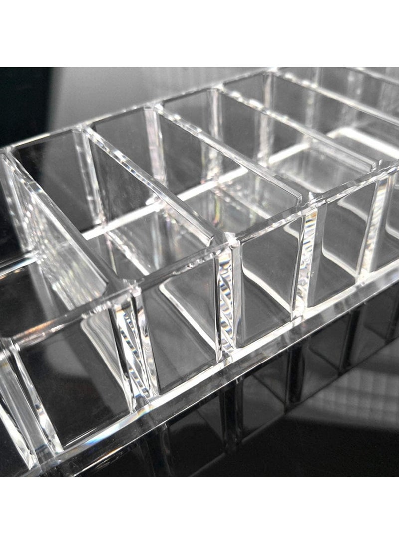 Clear Acrylic Compact Organizer Makeup Organizer - Where Beauty Meets Organization - Image 2