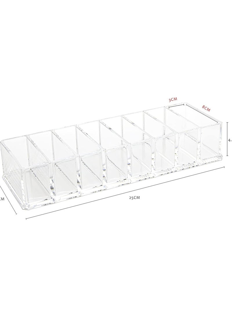 Clear Acrylic Compact Organizer Makeup Organizer - Where Beauty Meets Organization - Image 3