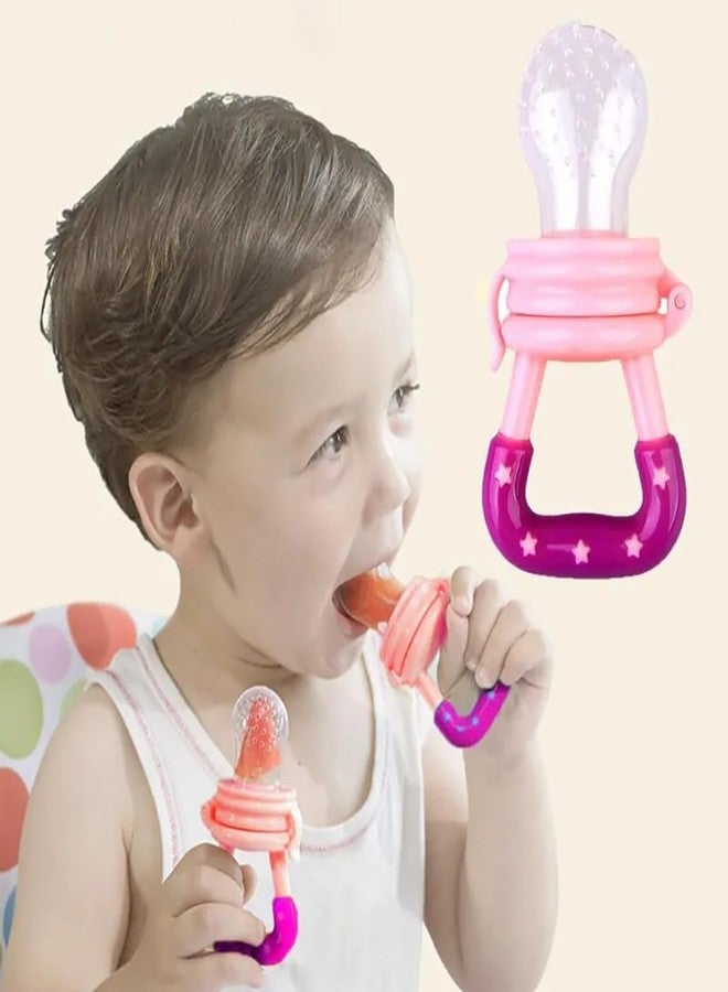 Nibbler Silicone Food/Fruit with Extra Mesh, Soft Pacifier/Feeder, Teether for Infant Baby, Infant, Pearly Green, BPA Free (Nibbler) - Image 5