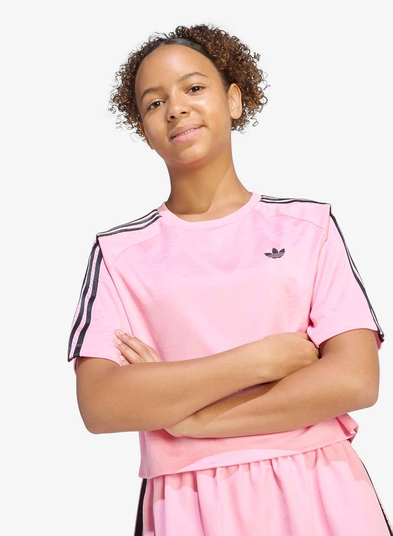 adidas Originals Youth Boxy Jaquard Jersey - Image 4