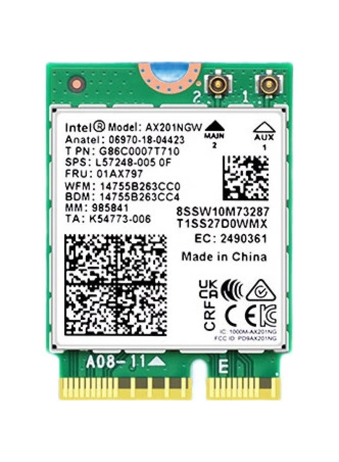 Eb-link Intel Ax201 Chip Laptop Wireless Network Card 2974m M.2 Cnvi O2 Interface Wifi 6 Gigabit Tri-band Card Bluetooth 5.2 Computer Built-in Module - Image 3