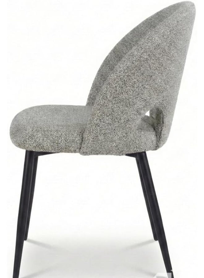 HOMEAARA Vento Cutaway Upholstered Chairs Set of 2 - Image 5