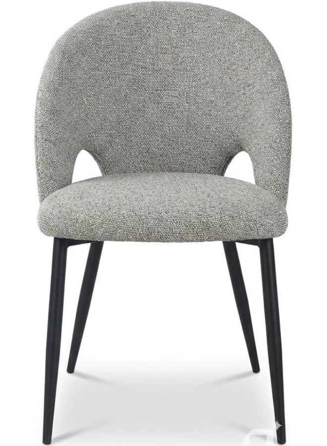 HOMEAARA Vento Cutaway Upholstered Chairs Set of 2 - Image 2