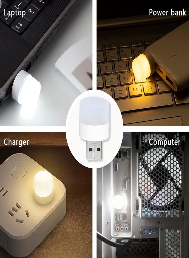 Small USB Plug Lamp 5 Pcs Warm white  - Image 4