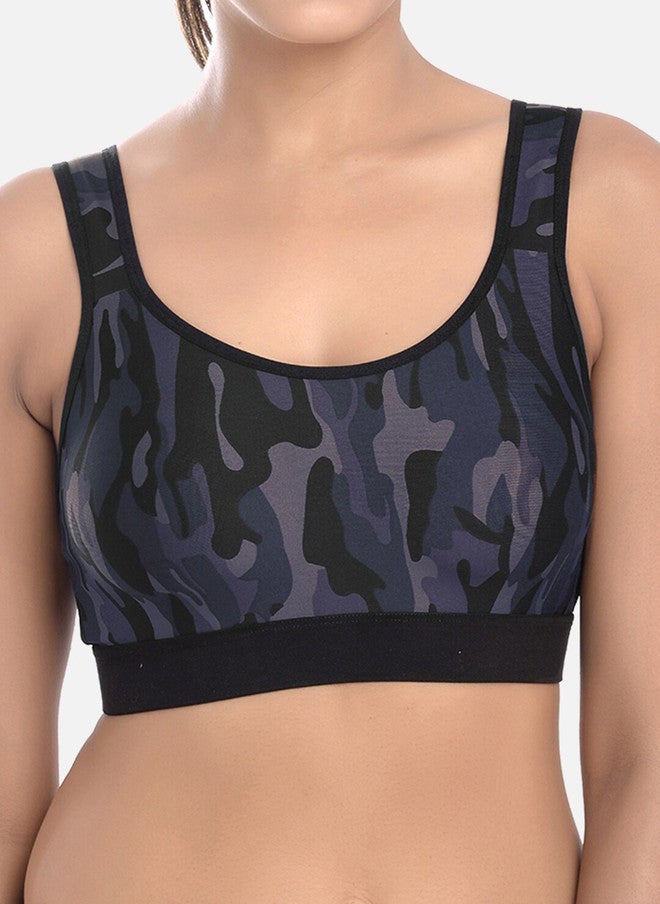 FIMS Full Coverage Printed Sports Bra - Image 5