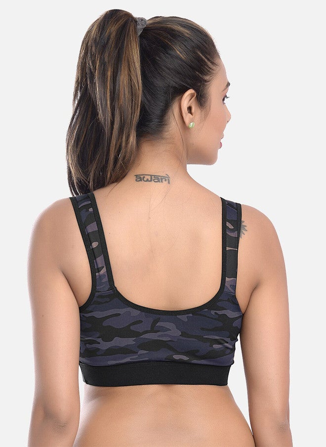 FIMS Full Coverage Printed Sports Bra - Image 4