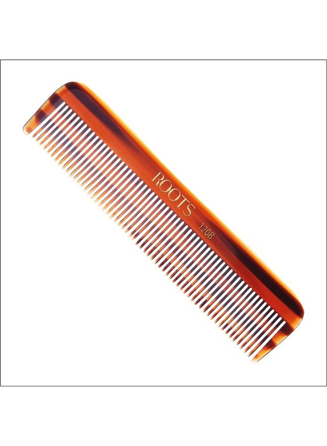 Roots - Brown Pocket Combs - Hair Comb For Men and Women - Style your Hair Hassle-Free - Light Weight For Healthy & Stylish Hair - Pack of 1- Module No.120B - Image 1