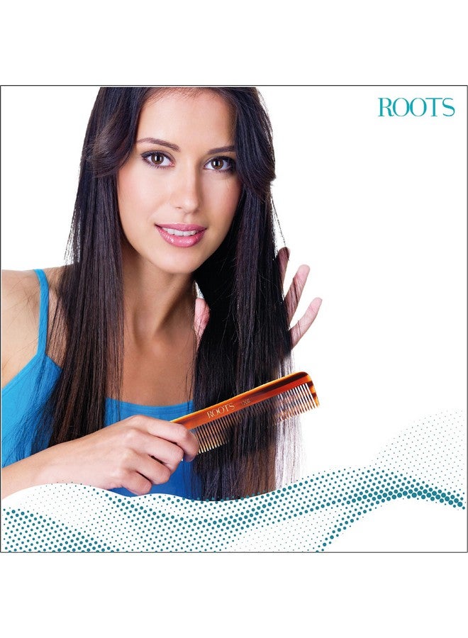 Roots - Brown Pocket Combs - Hair Comb For Men and Women - Style your Hair Hassle-Free - Light Weight For Healthy & Stylish Hair - Pack of 1- Module No.120B - Image 3