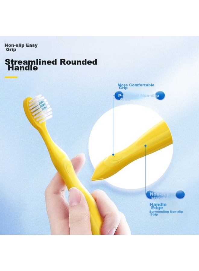 Pororo Ultra-fine Bristle Antibacterial Children's Toothbrush For Ages 6-12, 3-pack, Stress-reducing Extra Soft Bristles With Plant-based Bristles - Image 3