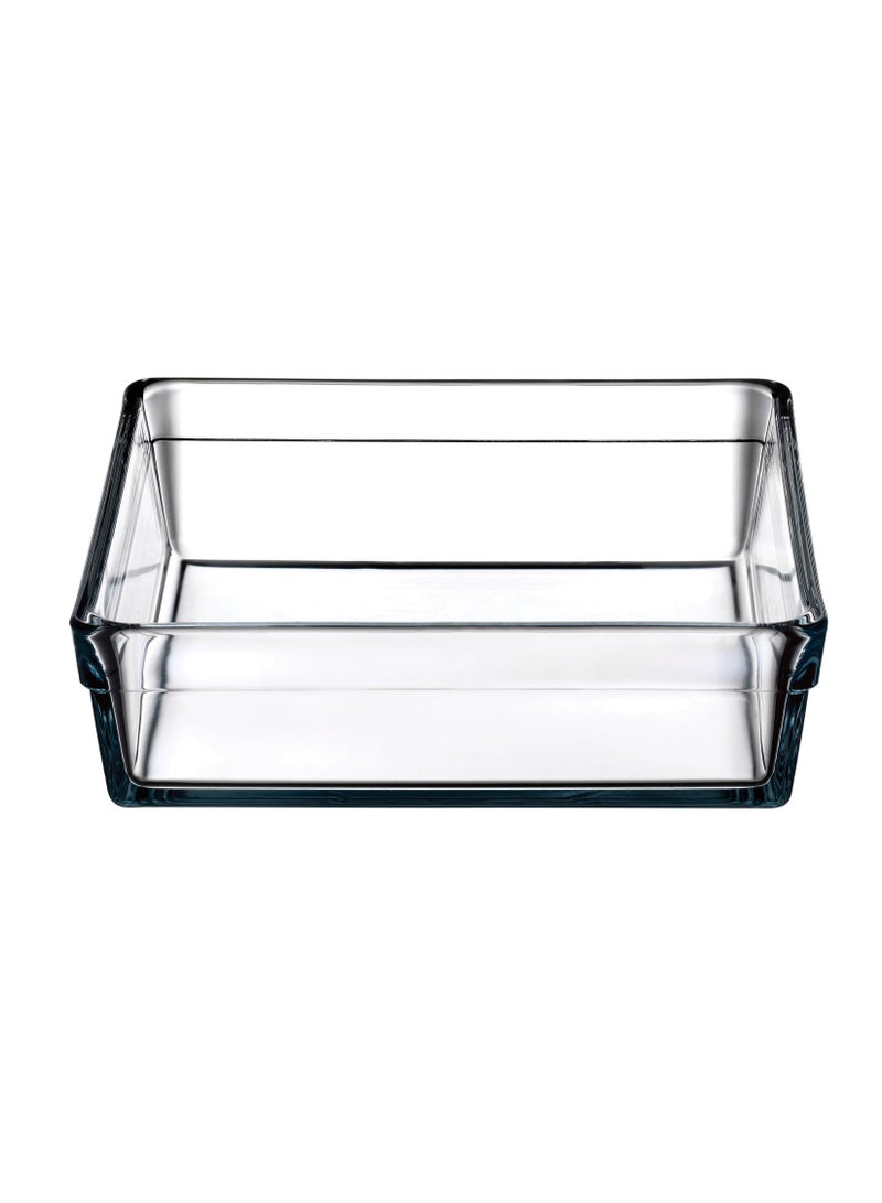 Borcam Square Glass Baking Tray 2400 ml 22.7x22.7x6.5 cm - Image 1