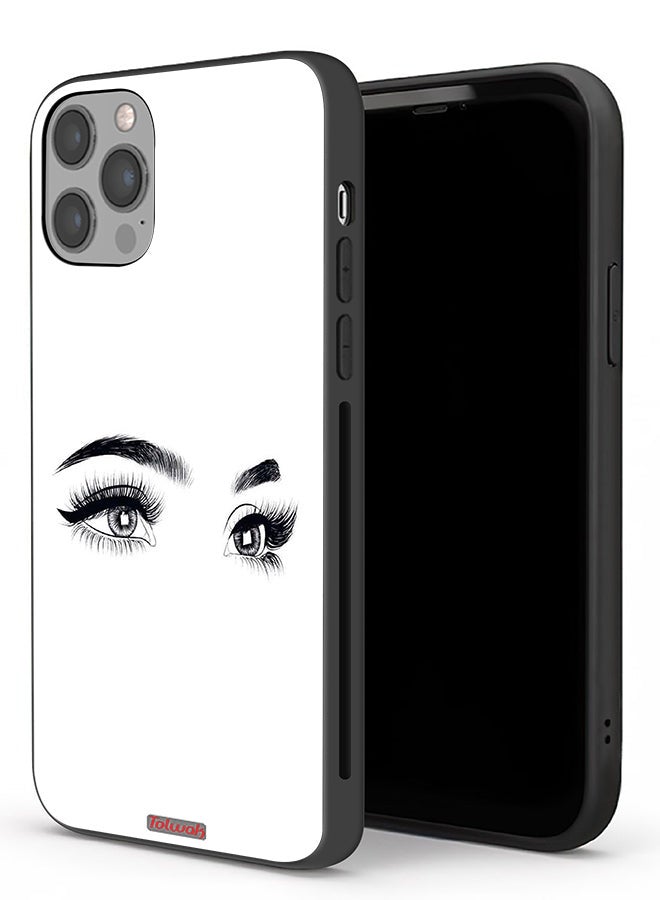 Tolwak Apple iPhone 12 Pro Max Protective Case Eyes Art - Image 1