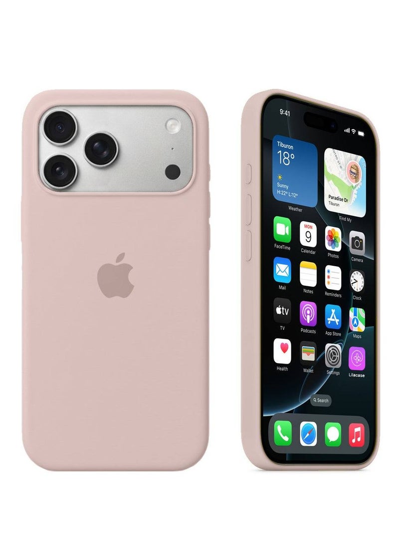iPhone 17 Pro Max Case Liquid Silicone Soft Microfiber Lining Cover For iPhone 17 Pro Max Shockproof Protective Case For iPhone 17 Pro Max 6.9'' - Image 1