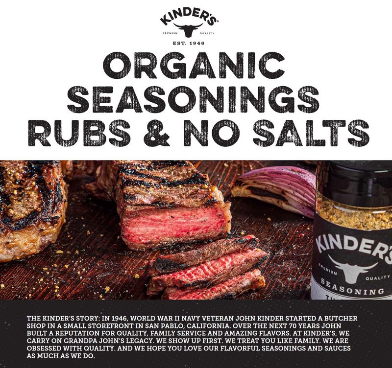 Kinder's Organic The Blend (Salt, Pepper and Garlic), Premium Quality Seasoning, MSG Free and USDA Certified Organic, 3.5oz 2 Pack - Image 5