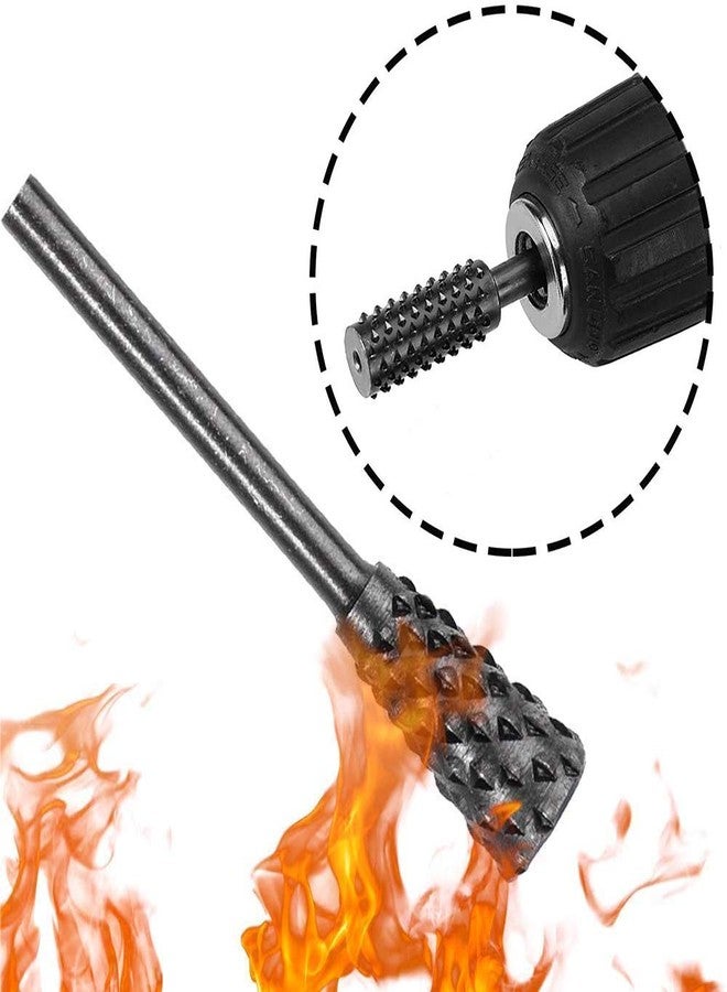 آيتش مجموعة مبردات دوارة من الفولاذ الكربوني مقاس 1/8 بوصة (3 مم) من Eyech، مكونة من 10 قطع، مبردات ومثقاب لنحت الخشب، لأعمال النجارة المنزلية، نحت الخشب، التلميع، الطحن، النقش - Image 3