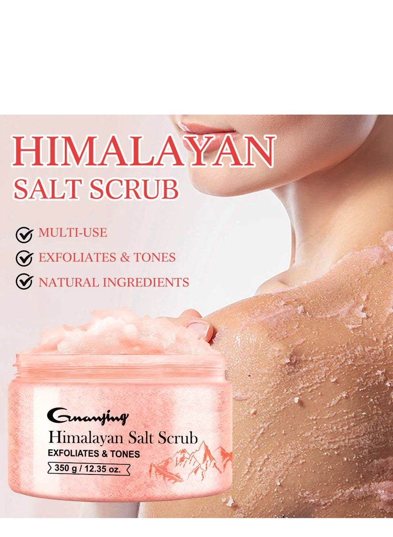 جوانجينج مقشر ملح الهيمالايا يقشر وينشط البشرة ويرطبها 350 جرام - Image 4