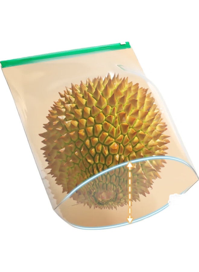 Taili Food Storage Bags, Zipper Bags, Thick Pe Food Bags With Sliding Locks, Medium Size - Image 1