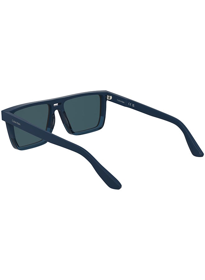 CALVIN KLEIN FULL RIM ACETATE CALVIN KLEIN SUN CK25501S 5716 (400) BLUE - Image 2