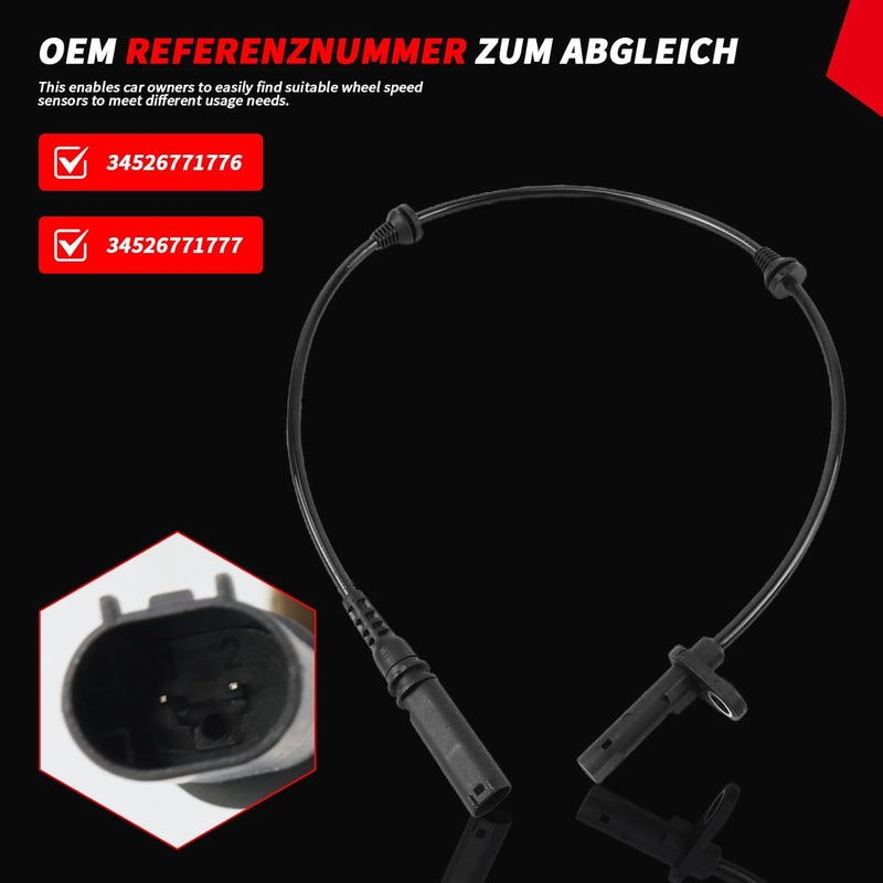 Bomunik ABS Wheel Speed Sensors for BMW X5 X6 - Image 3