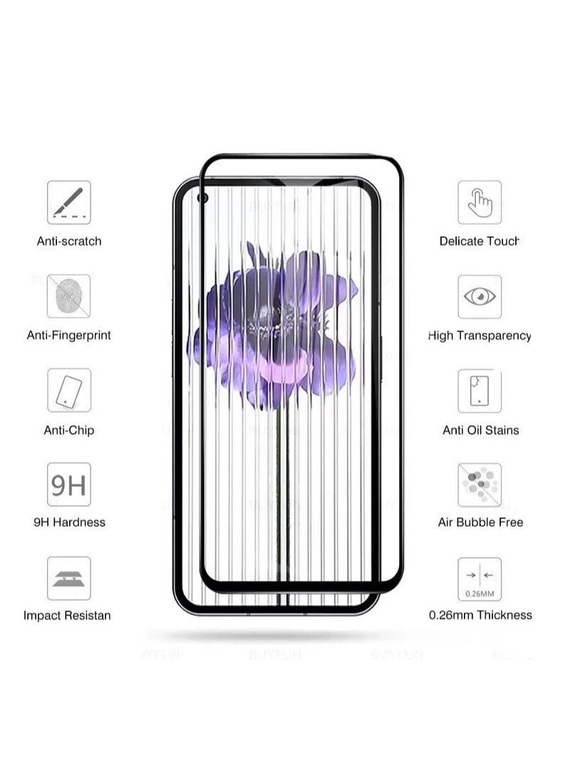 DUSALA Nothing Phone 1 Screen Protector Glass Full Glue Tempered Screen Guard Anti-Fingerprints Shatter-Resistant for Nothing Phone 1 - Image 3