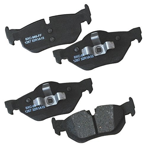 Bendix Premium SBC1267 Ceramic Rear Brake Pads for Select Models BMW 120i, 125i, 128i, 130i, 323i, 325i, 325xi, 328i, 328i xDrive, 328xi, X1 - Image 1