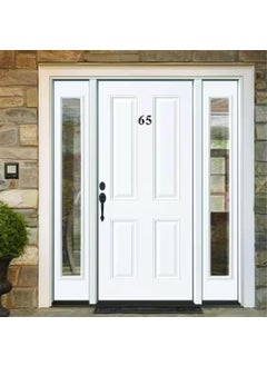A10SHOP Doris 3Inch Brass Metal Letters Address Signs For Houses Mailbox Numbers House Numbers For Outside House Numbers Address Sign For Outdoor Sign Door Numbers Number 6 Satin Black  - Image 5