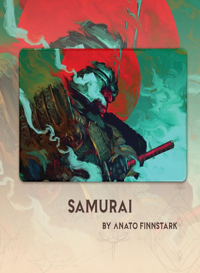 Paramint Samurai (Stitched) - MTG Playmat - Compatible with Magic The Gathering Playmat - Play MTG, YuGiOh, TCG - Original Play Mat Art Designs & Accessories - Image 3