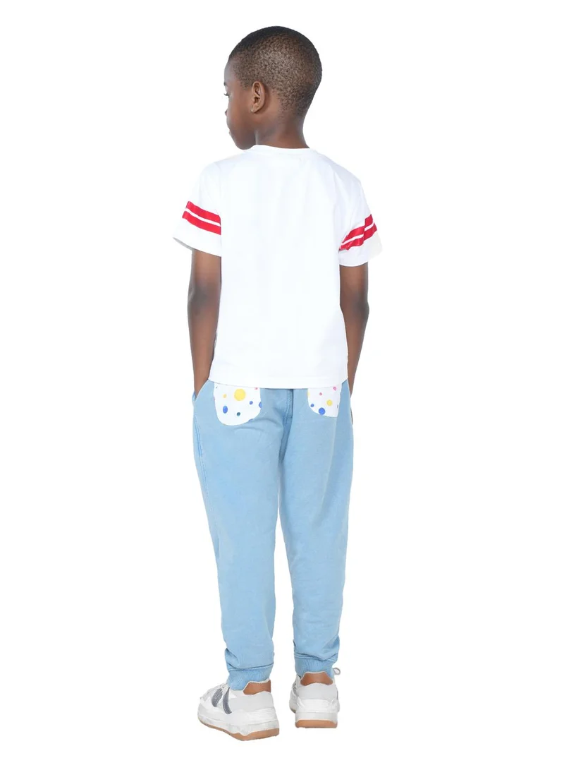 Pilolo Denim Polka Joggers