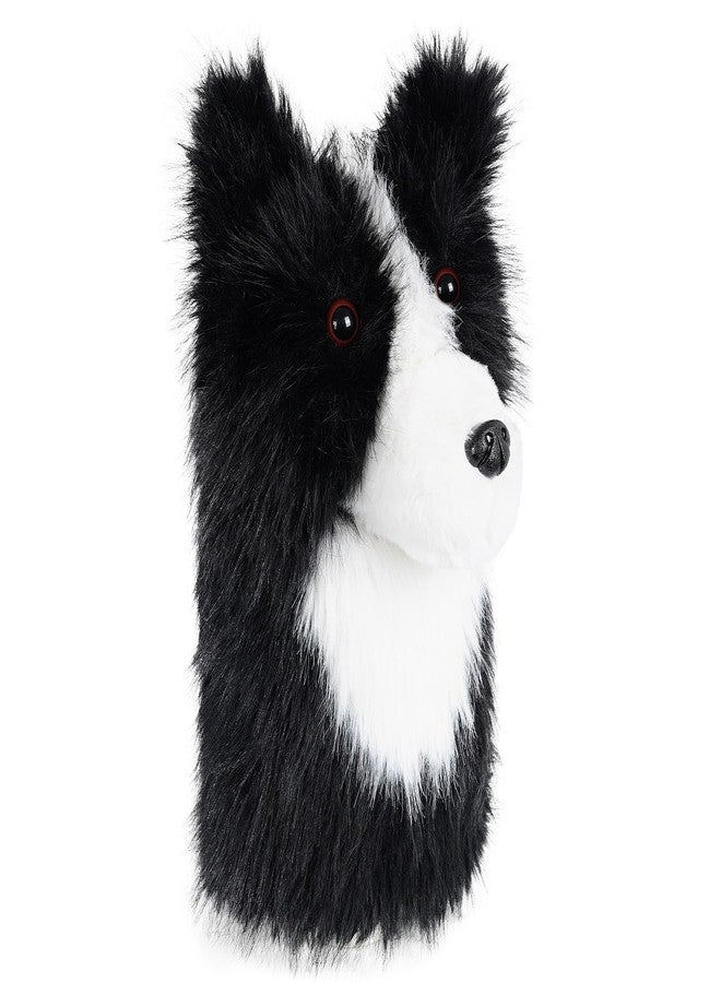 LZFAN Golf Club Covers for Woods and Drivers Funny Driver Headcover Animal Golf Club Head Covers Golf Gifts for Men Women Plush (Border Collie for Driver) - Image 2