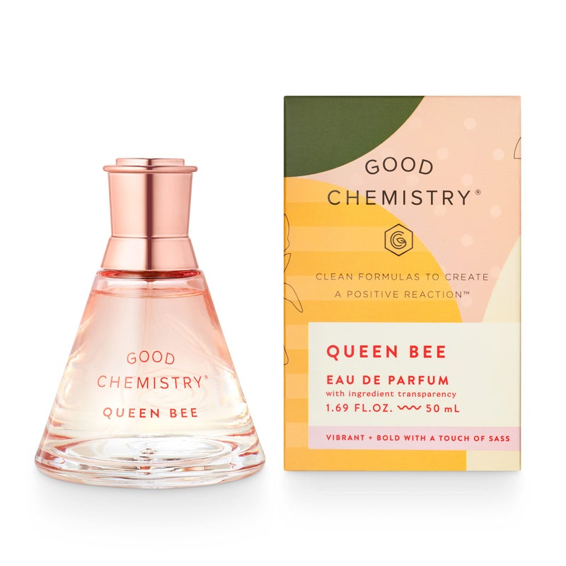 Good Chemistry Queen Bee Eau de Parfum 1.7 fl oz - Long-Lasting Perfume with Black Currant, Peony, & Amber - Bold, Clean & Vegan - Image 1