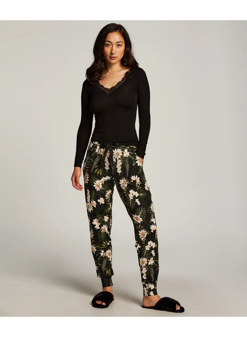 hunkemoller Jersey Long-sleeved Pyjama Top - Image 4