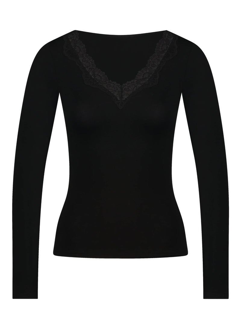 hunkemoller Jersey Long-sleeved Pyjama Top - Image 2