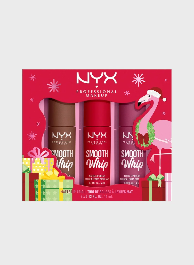 NYX PROFESSIONAL MAKEUP Nyx Professional Makeup Smooth Whip Lip Trio Holiday Gift Set