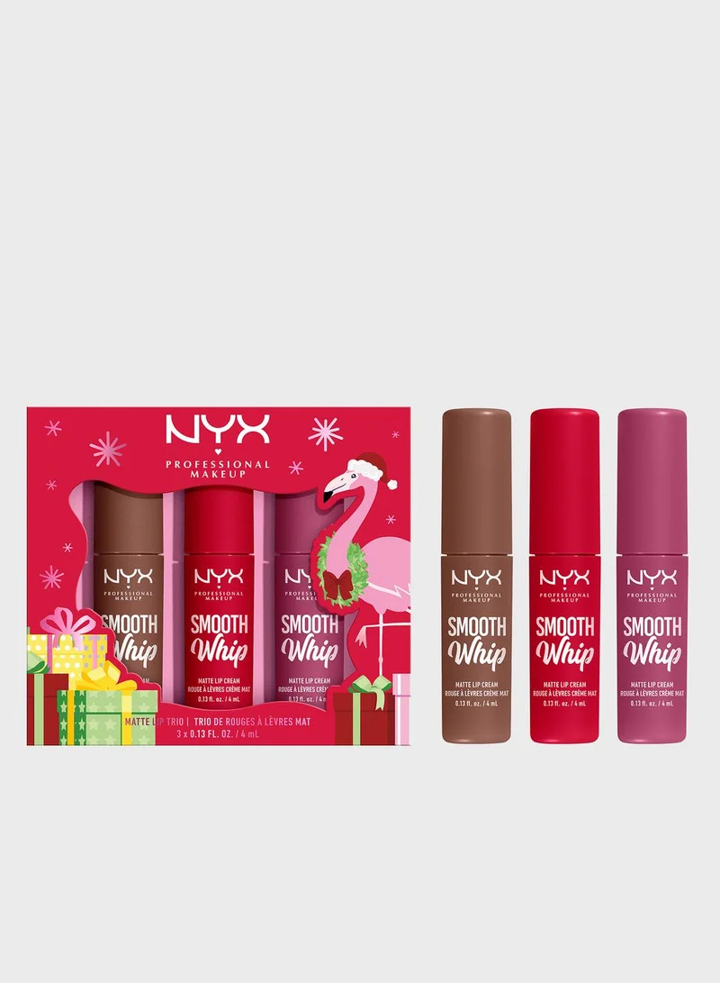 NYX PROFESSIONAL MAKEUP Nyx Professional Makeup Smooth Whip Lip Trio Holiday Gift Set