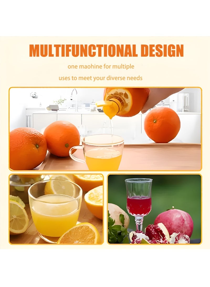 Manual Citrus Juicer - Screw Top Design | Built-in Filter | Effortless Squeezing for Lemons, Limes & Oranges | Durable Kitchen Essential  - Image 3