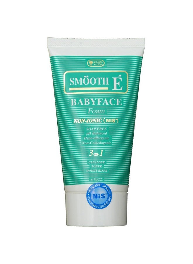 Smooth E - Babyface Foam Nonionic Facial Cleanser 4.0 Fl Oz - Image 1