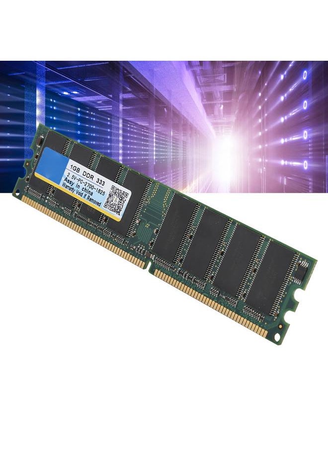 Thoraya - 1G DDR 333MHZ 2.5V 184Pin Desktop Fully Compatible Memory RAM - Image 1