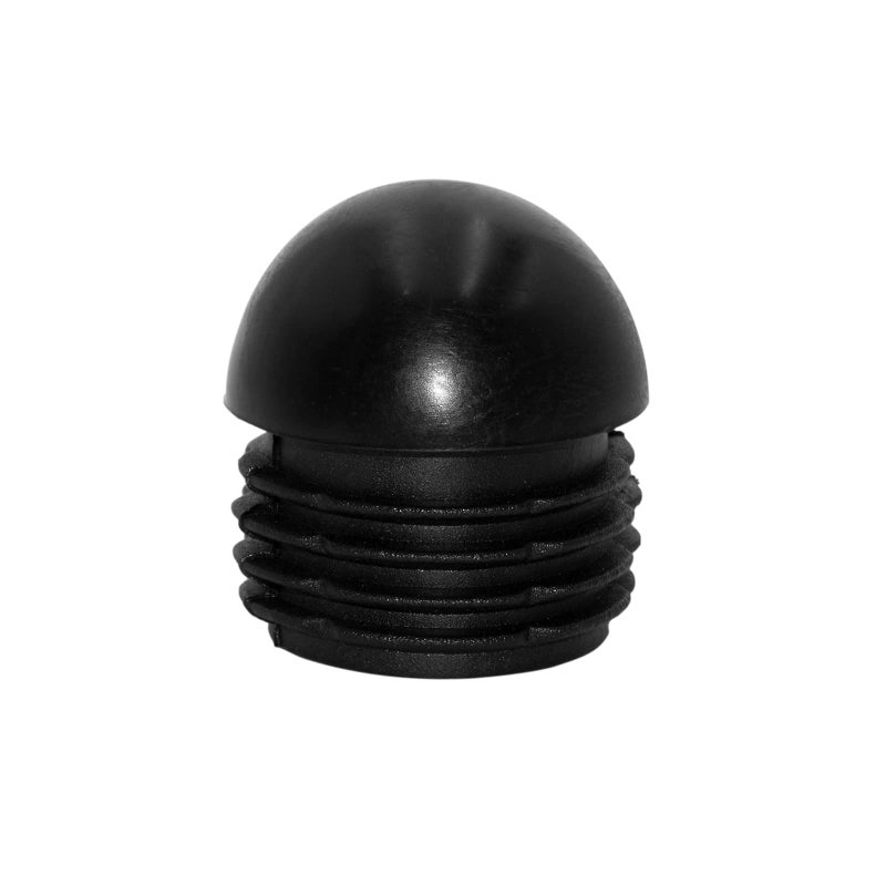 Flyshop 16-Pack 1-1/2"", 38 Mm Outside Diameter Black Plastic End Caps Round Tube Insert Furniture Glides For Tables And Chairs (Fit 1.5"", 38 Mm Od Tube) - Image 1