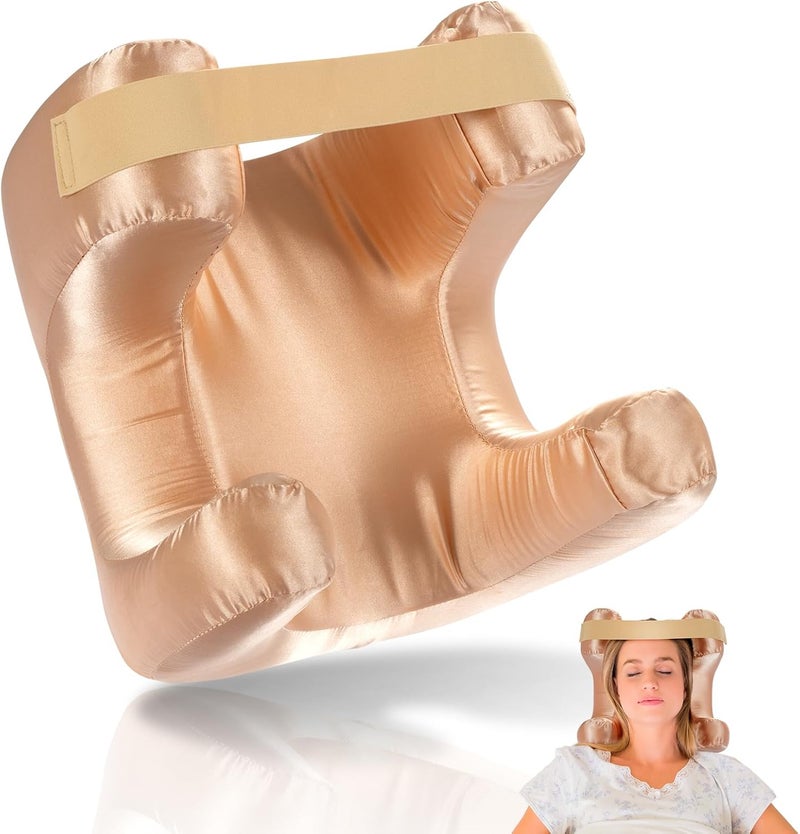 Memory Foam Face Pillow for Side Sleepers - Gold