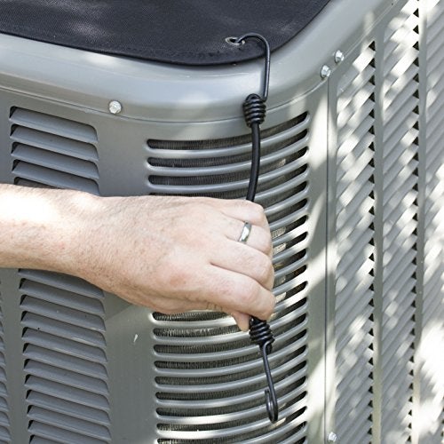 AnyWeather Central Air Conditioner Outdoor Cover – Window, Wall, Outside AC Unit Top Covers, Black - Image 5