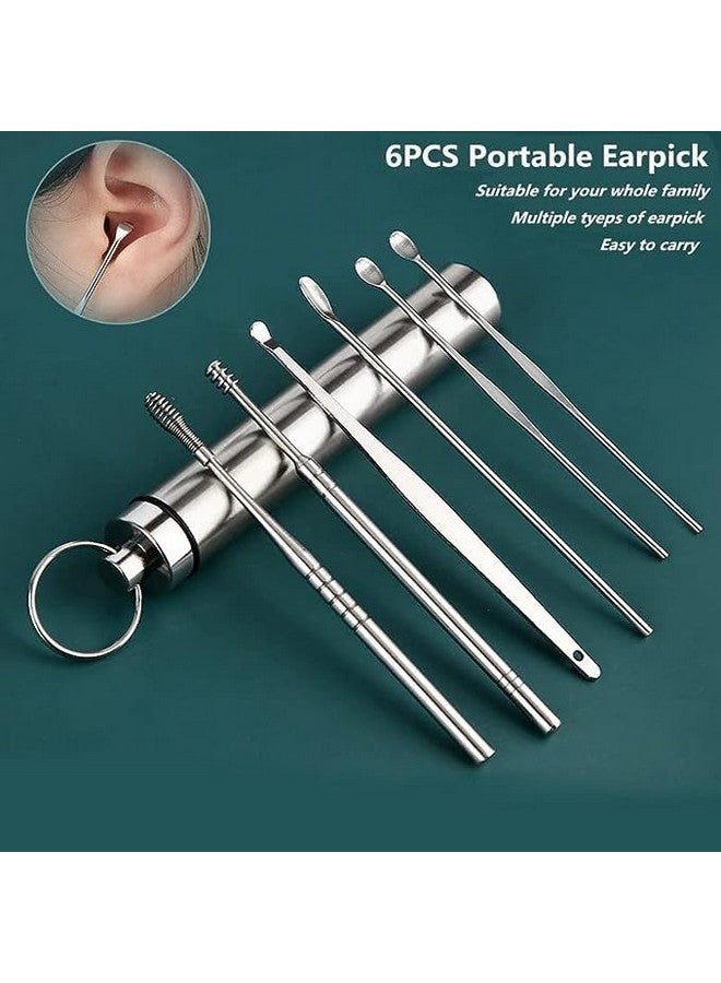 SKINPLUS 6Pcs Mini Blackhead Pimple Silver Remover Tools for Face Professional Extractor Tweezers Kit for Remove Acne Pimple Comedone Extractor, Black Heads Removing on Face Removal (Mini tool) - Image 5