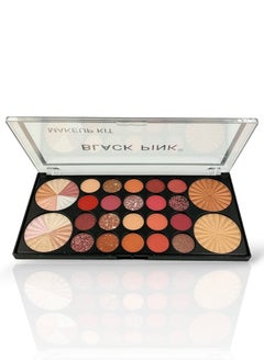 Black Pink Black Pink Makup Kit  Eyeshadow Palette + Highlighter  - Image 2