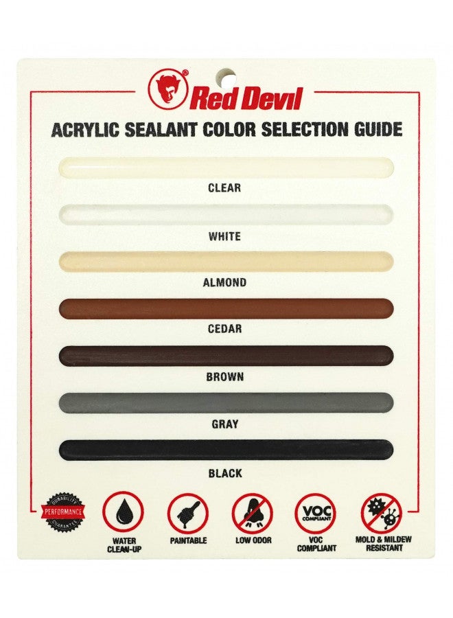 Red Devil Red Devil 0777 Lifetime Ultra 230 Premium Elastomeric Acrylic Latex Sealant, 10.1 oz, Clear - Image 4