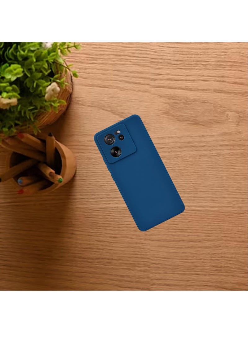 Xiaomi Mi 13T Pro Cover Navy Blue- Premium 2.0mm TPU Silicon, Enhanced Camera Protection with Lens Shield, Shockproof & Water-Proof Cover for Xiaomi Mi 13T Pro - Image 4