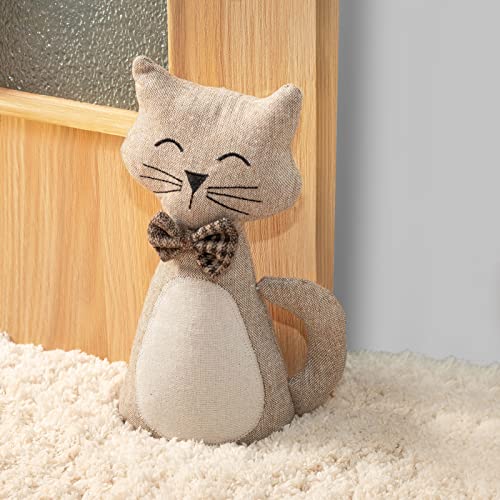 Marwood Cute Door Stopper Decorative Door Stops for Home and Office, Cat Weighted Interior Doorstop Fabric Stuffed Animal Door Stopper Floor Decorative - Image 2
