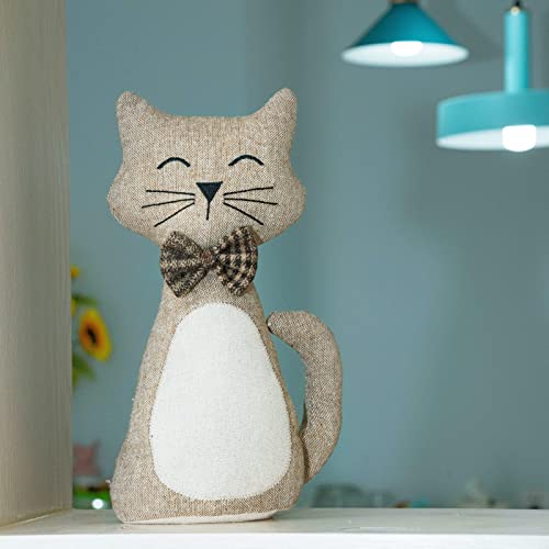 Marwood Cute Door Stopper Decorative Door Stops for Home and Office, Cat Weighted Interior Doorstop Fabric Stuffed Animal Door Stopper Floor Decorative - Image 5