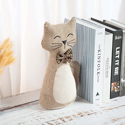 Marwood Cute Door Stopper Decorative Door Stops for Home and Office, Cat Weighted Interior Doorstop Fabric Stuffed Animal Door Stopper Floor Decorative - Image 4