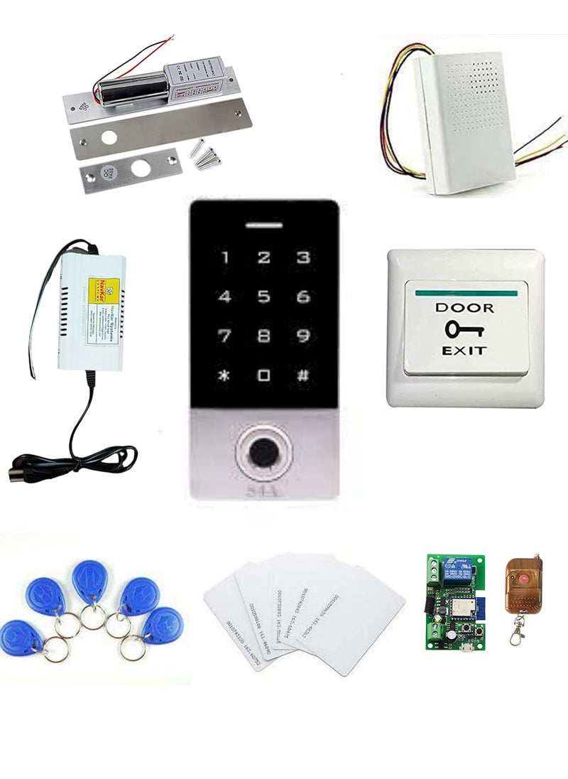 NAVKAR SYSTEMS NAVKAR SYSTEMS Weatherproof Biometric Card Access Control Drop Bolt Lock with WiFi Receiver  - Image 2