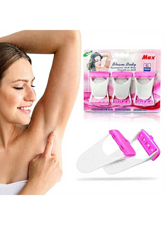 Max Disposable Body & Bikini Shaving Razor For Women - Image 1