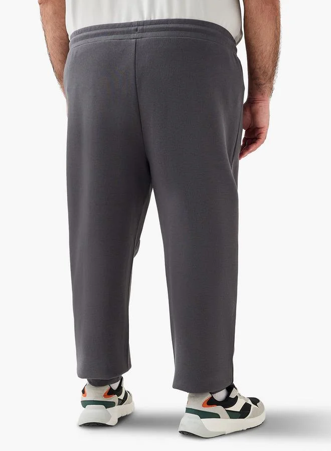 Maxim Men Regular Fit Joggers with Cut and Sew Detail
